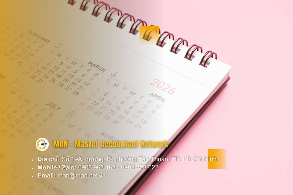 Lịch trình chi tiết 12 tháng về hạn nộp thuế TNDN 2026 và các nghĩa vụ khác