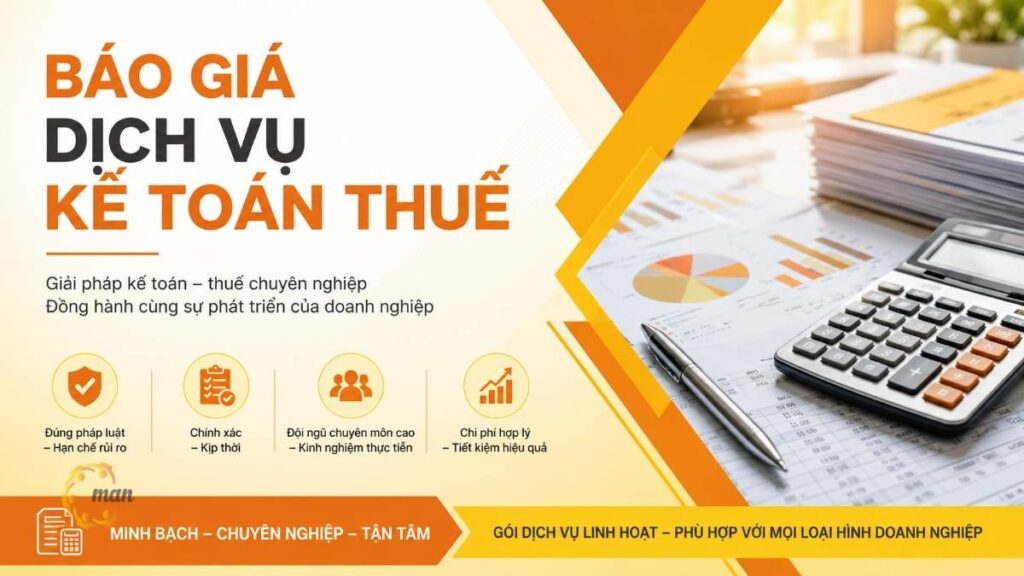 Báo giá dịch vụ kế toán thuế