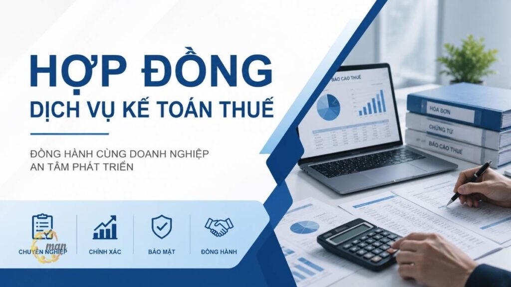 Mẫu hợp đồng dịch vụ kế toán thuế