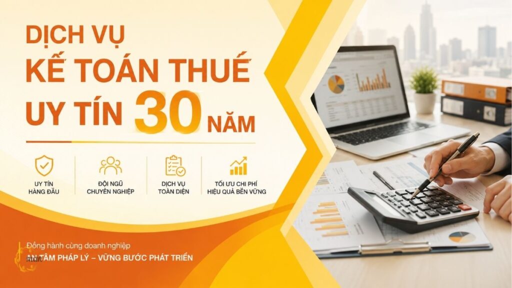 Dịch vụ kế toán thuế uy tín 30 năm