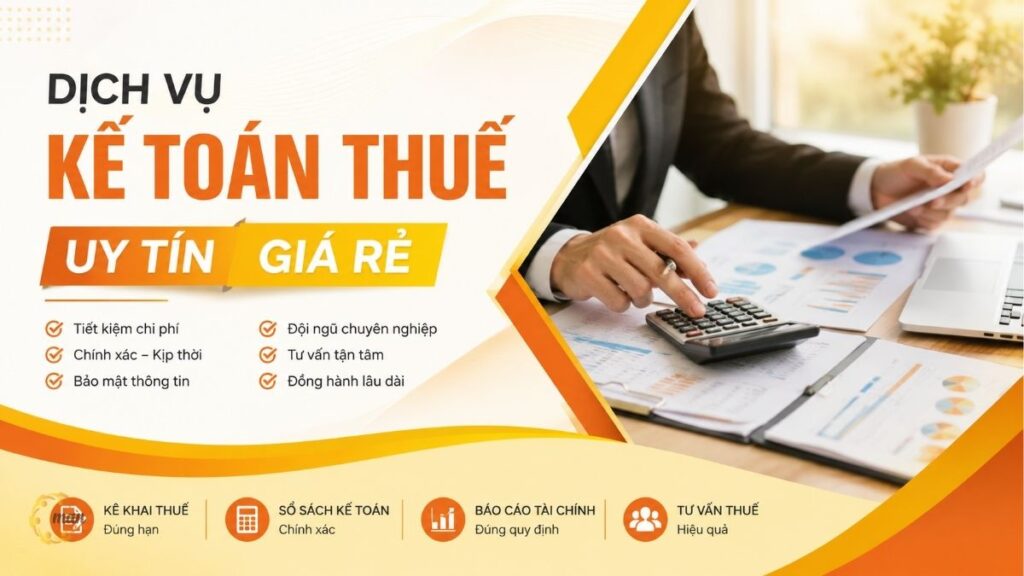 Dịch vụ kế toán thuế uy tín giá rẻ