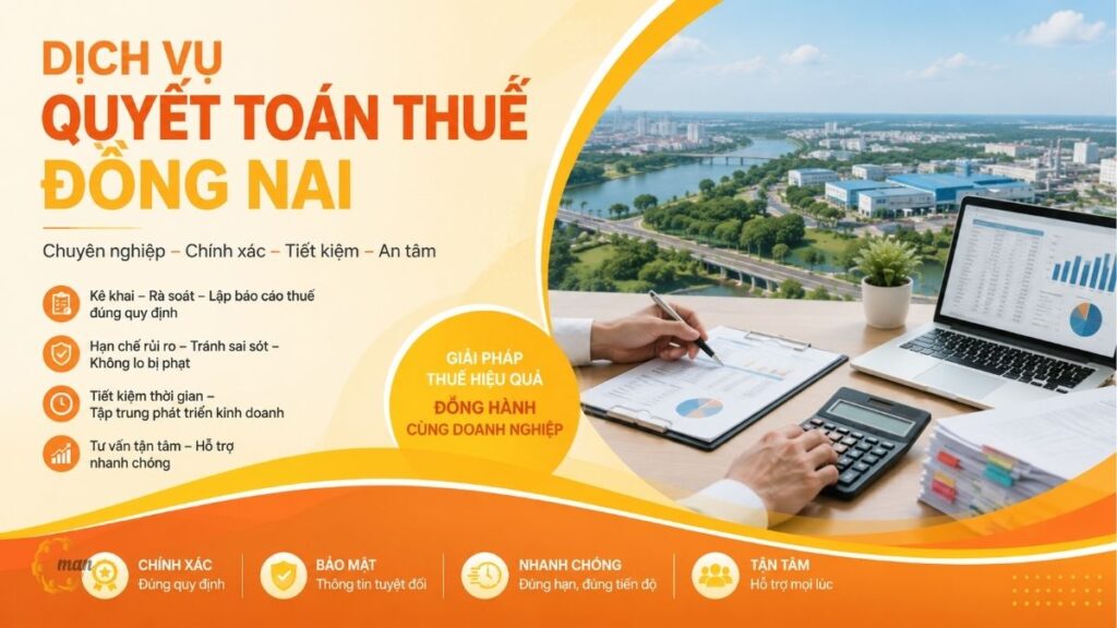 Dịch vụ quyết toán thuế Đồng Nai