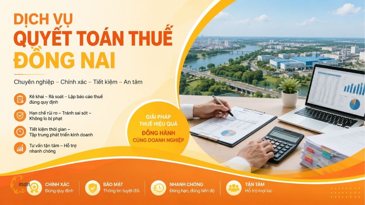 Dịch vụ quyết toán thuế Đồng Nai
