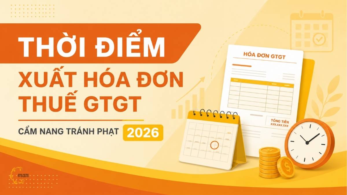 Thời điểm xuất hóa đơn thuế GTGT