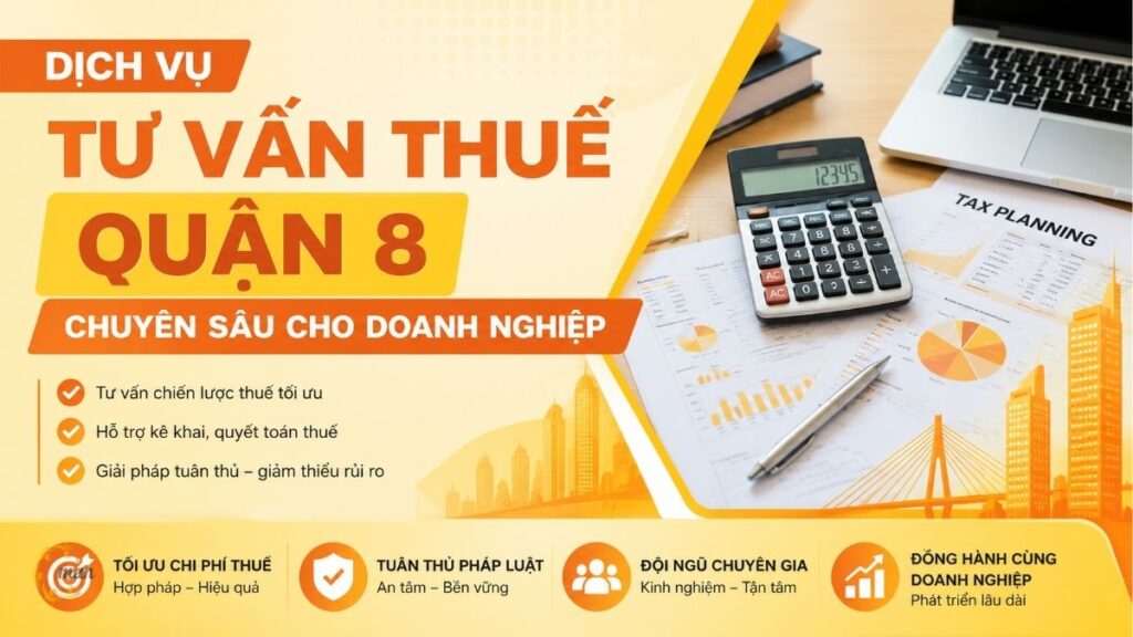 Dịch vụ tư vấn thuế Quận 8 chuyên sâu cho doanh nghiệp