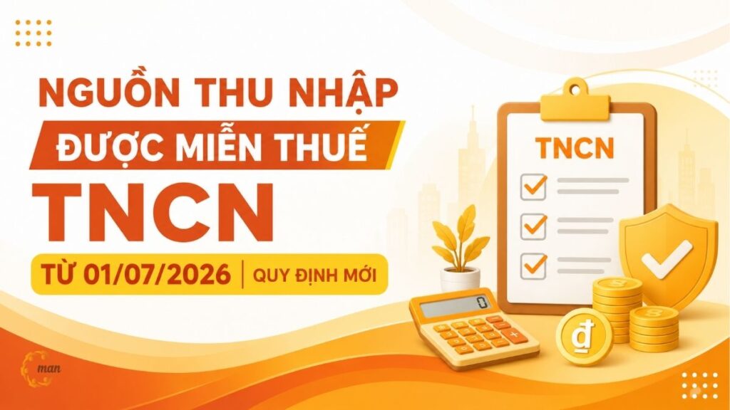 Nguồn thu nhập được miễn thuế TNCN