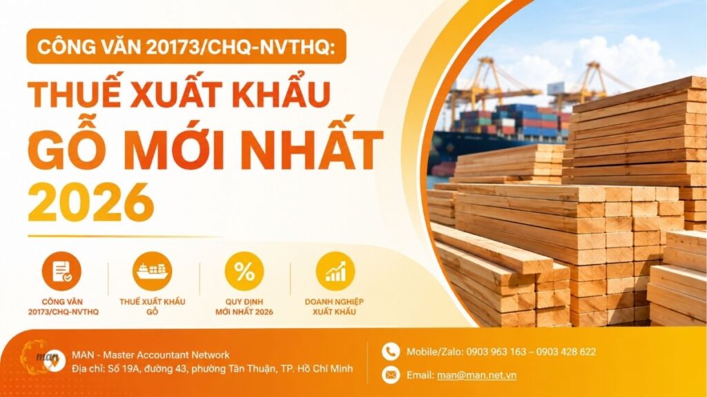 Công văn 20173/CHQ-NVTHQ: Thuế xuất khẩu gỗ mới nhất 2026