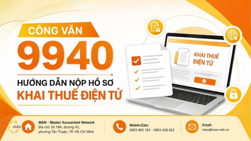 Công văn 9940: Hướng dẫn nộp hồ sơ khai thuế điện tử
