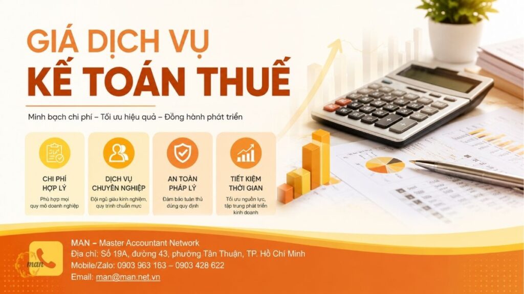 Giá dịch vụ kế toán thuế hiện nay