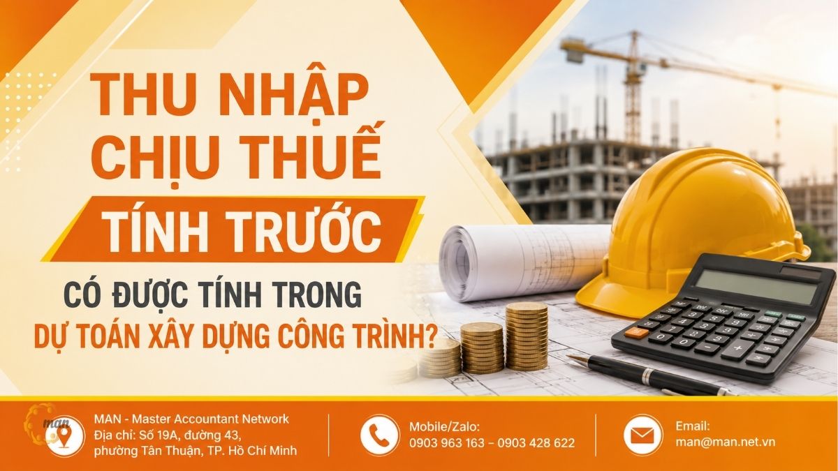 Thu nhập chịu thuế tính trước trong dự toán xây dựng