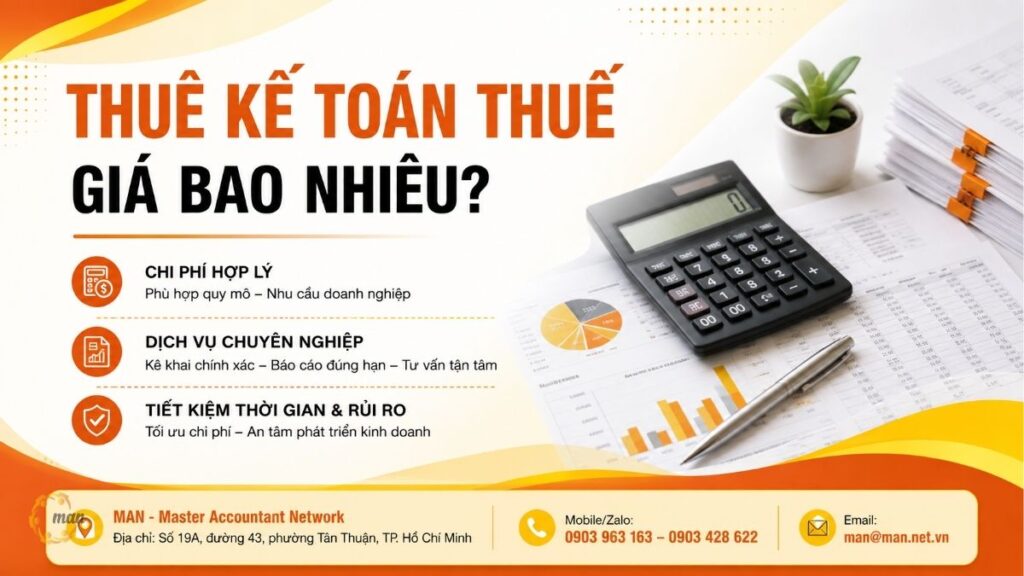 Thuê kế toán thuế giá bao nhiêu