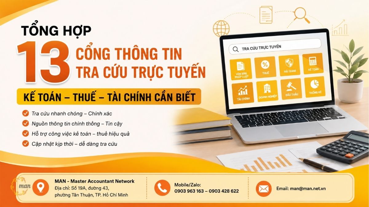 Tổng hợp 13 cổng thông tin tra cứu kế toán - thuế - tài chính cần biết