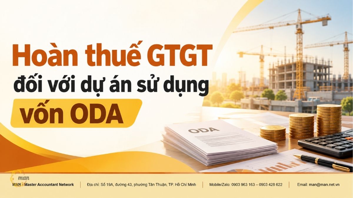 Hoàn thuế GTGT đối với dự án sử dụng vốn ODA